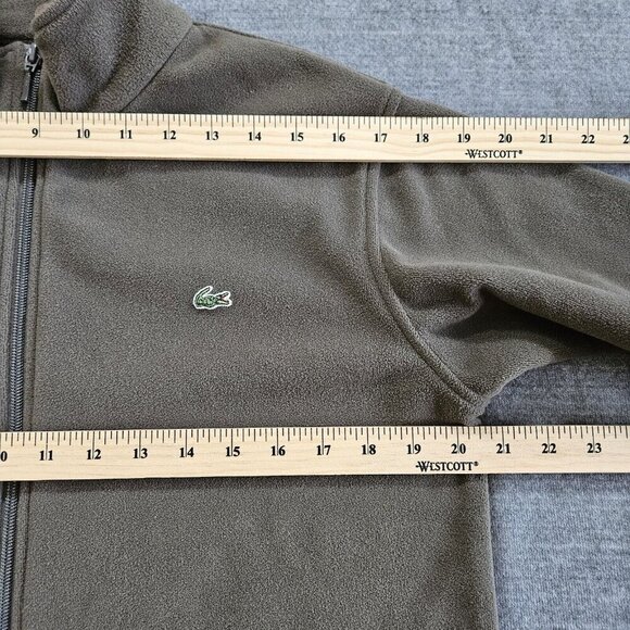 Lacoste Jacket Mens S Khaki Transformer Reversible 2 In 1 Pockets LS Zip Unisex - Picture 5 of 16